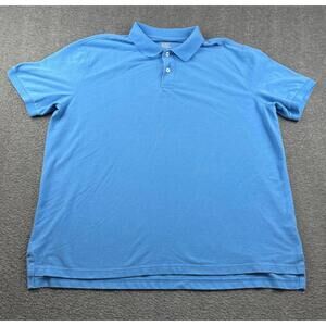 Merona Classic‎ Fit Men's Polo Shirt XXL Blue